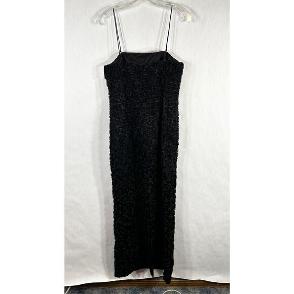 Vintage Chetta B Size 6 Evening Gown Silk‎ Ruffled Full Length Dress Formal 1459 - Picture 2 of 13